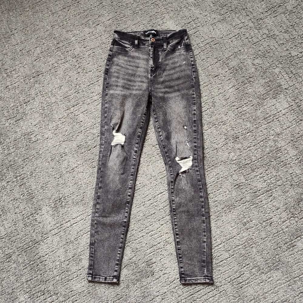Fashion Nova Distressed Skinny Jeans